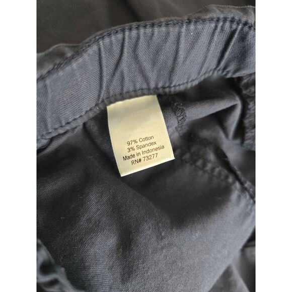 Sonoma Navy Paperbag Waist Capri Pants XXL Stretch Casual Cotton Utility Comfort - Picture 8 of 8